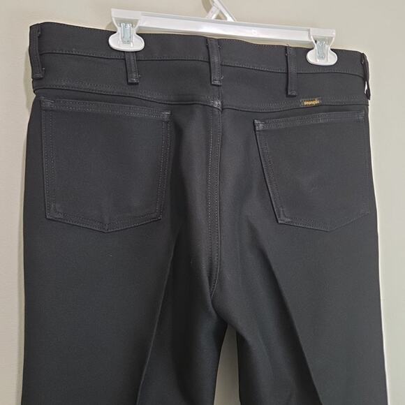 Men's Wrangler Wrancher Black 82BK Dress Pants Size 36x32 - Picture 4 of 5